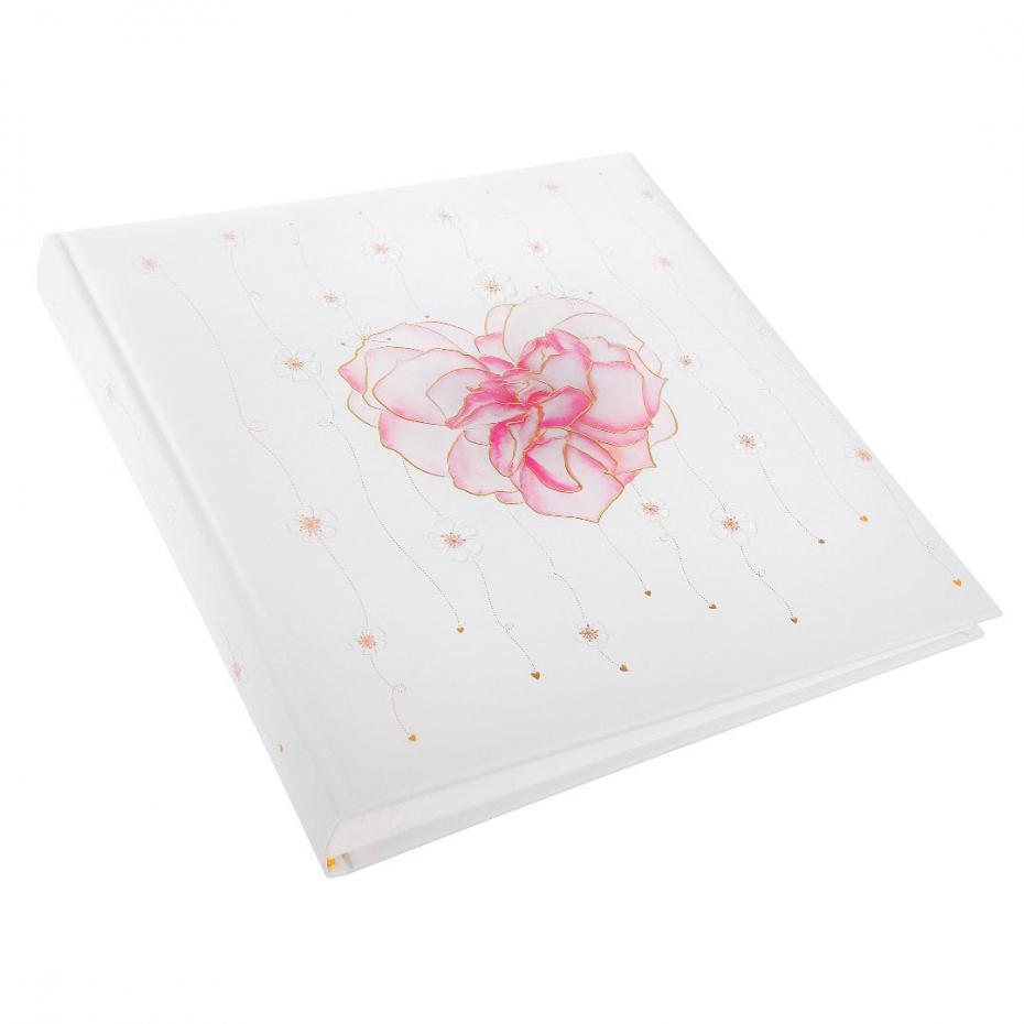 Goldbuch Scent of Roses Hochzeitsalbum - 30x31 cm (60 weie Seiten / 30 Blatt)