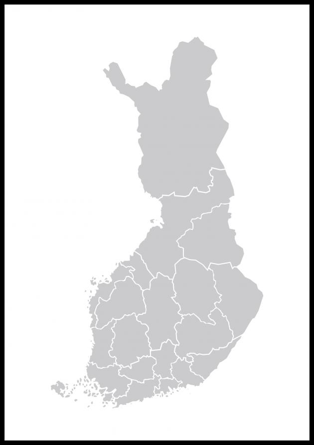 Bildverkstad Map - Finland - Grå