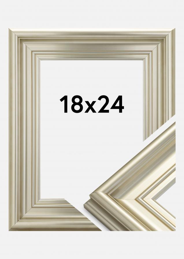 Ramverkstad Rahmen Mora Premium Silber 18x24 cm