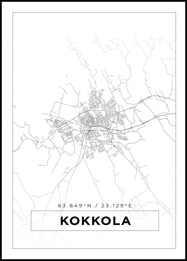 Bildverkstad Map - Kokkola - White