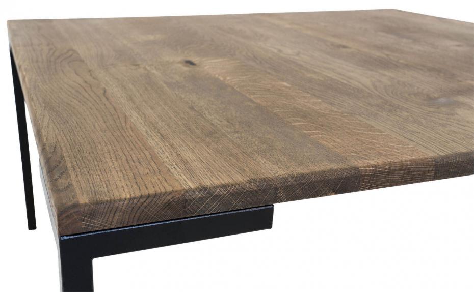 House Nordic Couchtisch Lugano 90x90 cm - Smoked Oiled Oak