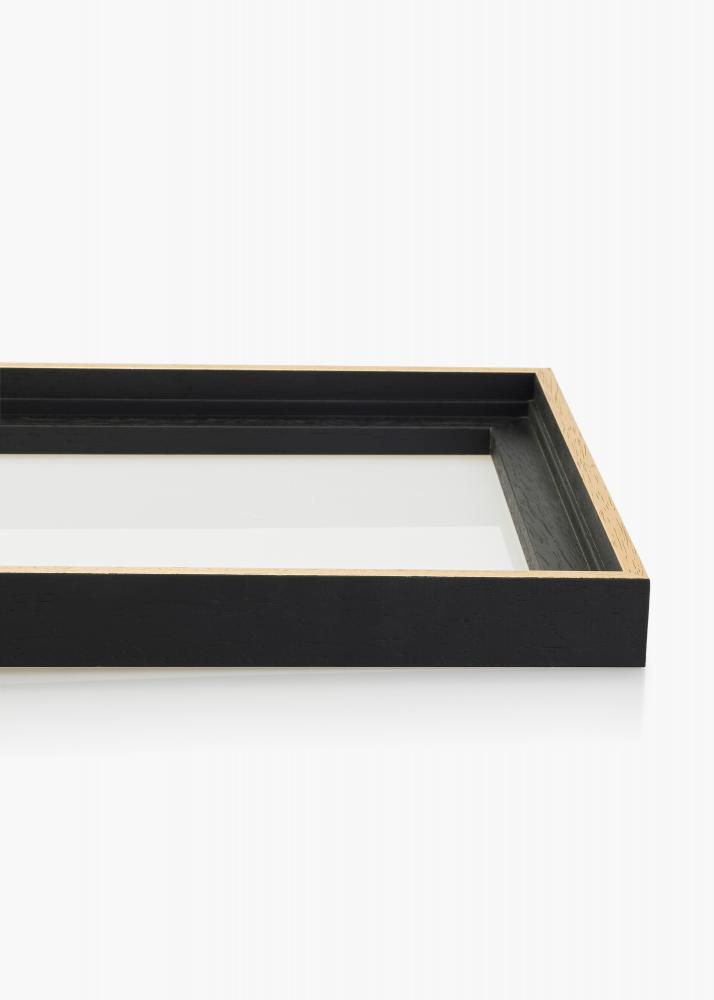 Mavanti Rahmen fr Leinwand Madison Schwarz / Gold 100x100 cm