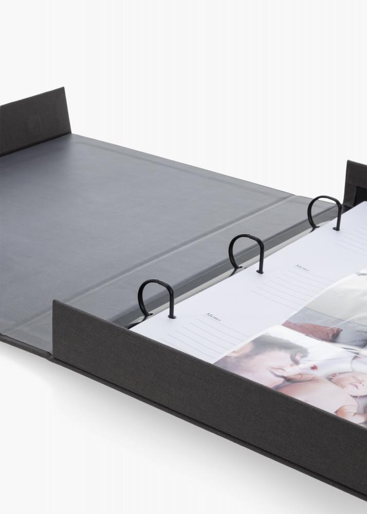 KAILA KAILA MEMORIES Black XL - Coffee Table Photo Album - 60 Bilder i 11x15 cm