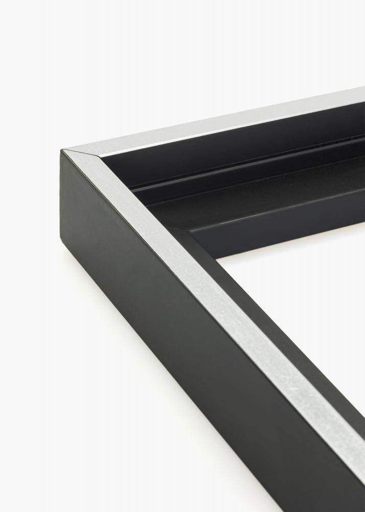 Mavanti Rahmen fr Leinwand Reno Schwarz / Silber 30x90 cm