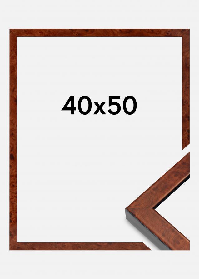 Mavanti Rahmen Hermes Acrylglas Burr Walnut 40x50 cm