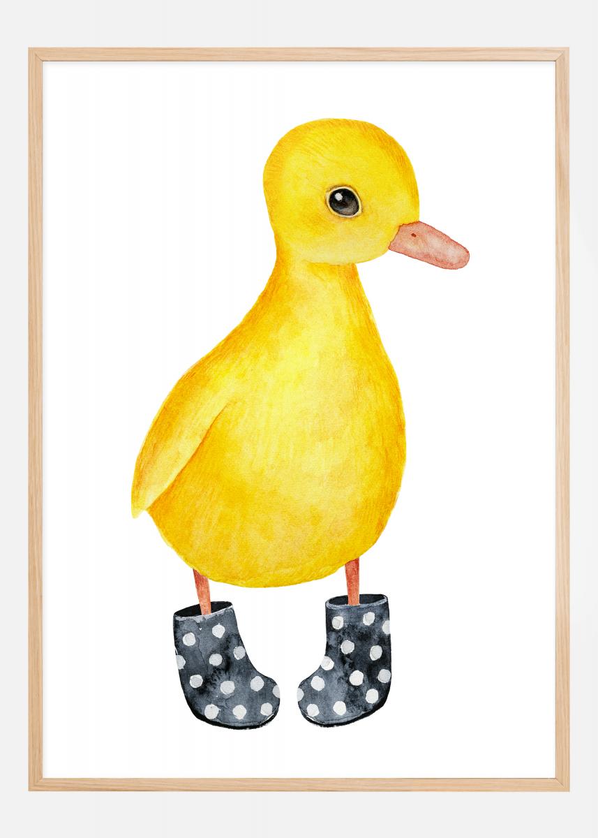 Hier Duck in shoes Poster kaufen 