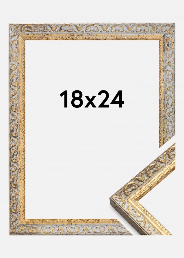 Bubola e Naibo Rahmen Smith Gold-Silber 18x24 cm