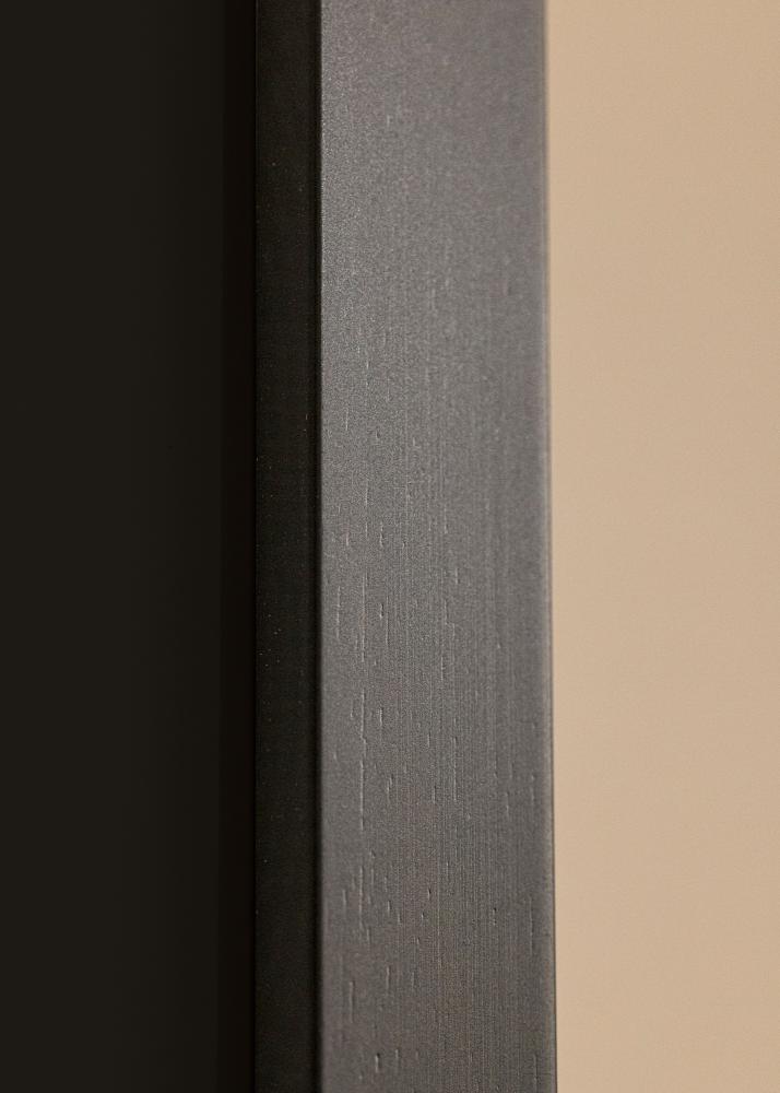Ram med passepartou Rahmen Black Wood 70x100 cm - Passepartout Schwarz 59,4x84 cm