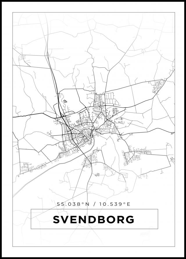Bildverkstad Map - Svendborg - White