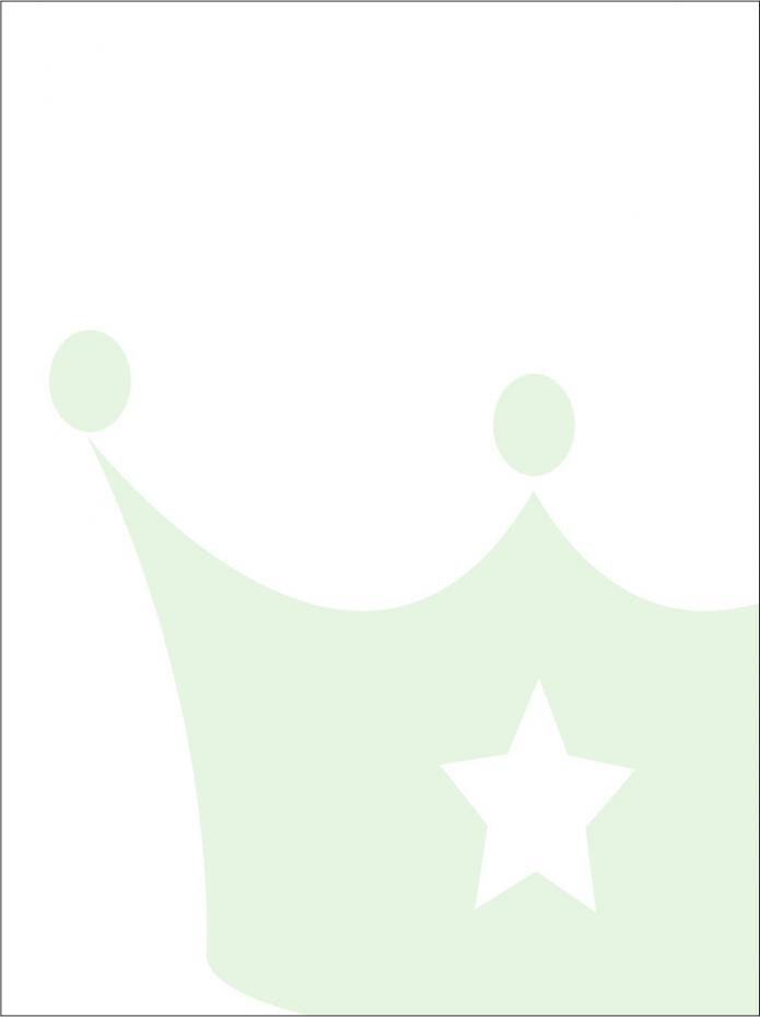 Malimi Posters Prinzenkrone - Mintgrn Poster