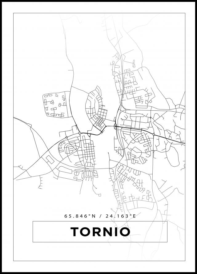 Bildverkstad Map - Tornio - White