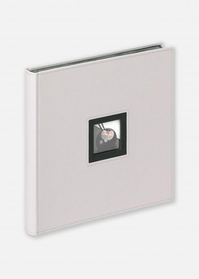 Walther Black & White Album Grau - 30x30 cm (50 schwarze Seiten / 25 Blatt)