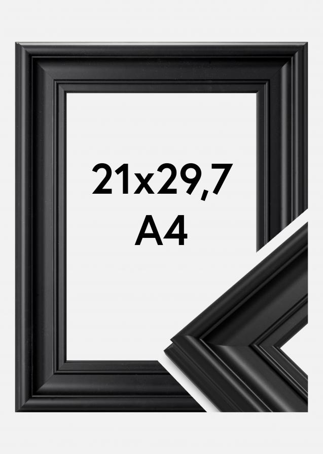 Galleri 1 Rahmen Mora Premium Acrylglas Schwarz 21x29,7 cm (A4)