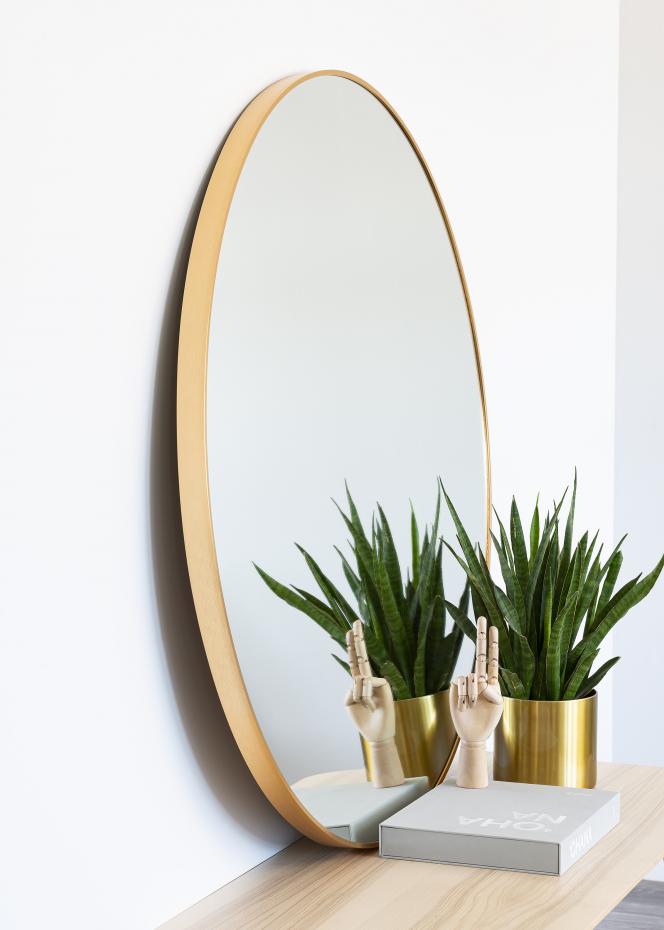 KAILA KAILA Round Mirror - Edge Gold 110 cm 