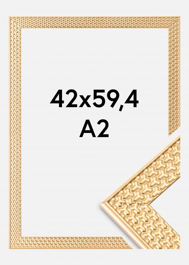 Artlink Rahmen Grace Acrylglas Gold 42x59,4 cm (A2)