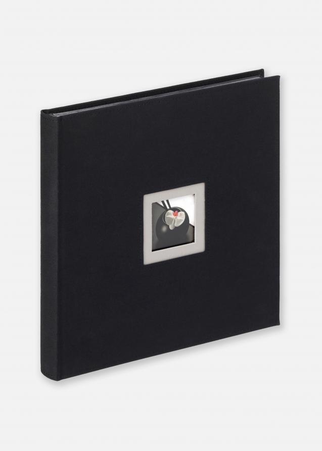 Walther Black & White Album Schwarz - 30x30 cm (50 schwarze Seiten / 25 Blatt)