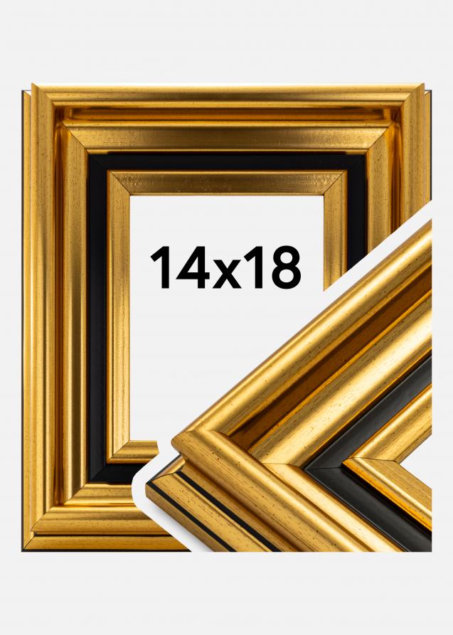Ramverkstad Rahmen Gysinge Premium Gold 14x18 cm