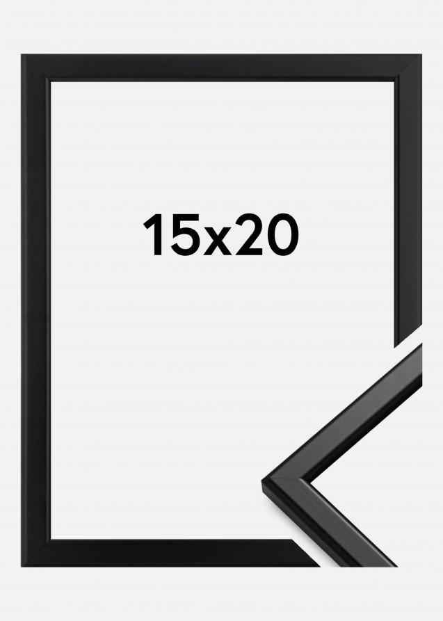 HHC Distribution Rahmen Slim Matt Antireflexglas Schwarz 15x20 cm