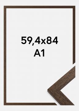 Galleri 1 Rahmen Brown Wood 59,4x84 cm (A1)