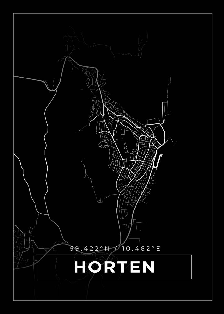 Bildverkstad Map - Horten - Black