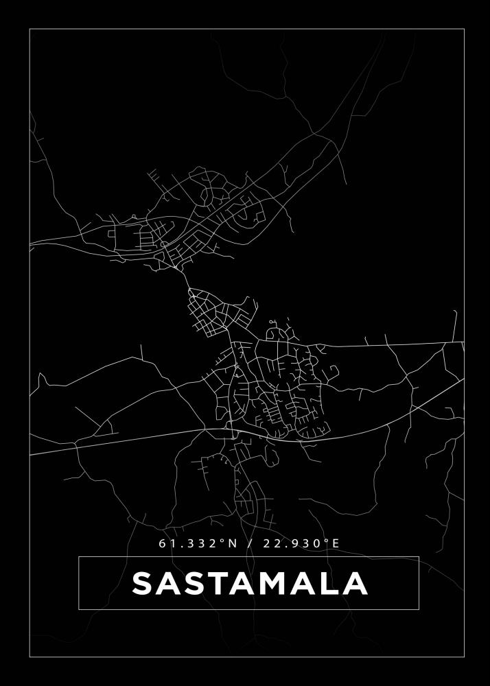 Bildverkstad Map - Sastamala - Black