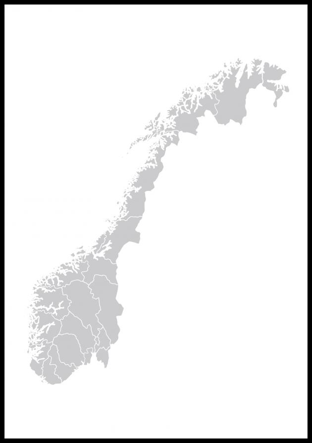 Bildverkstad Map - Norge - Grå