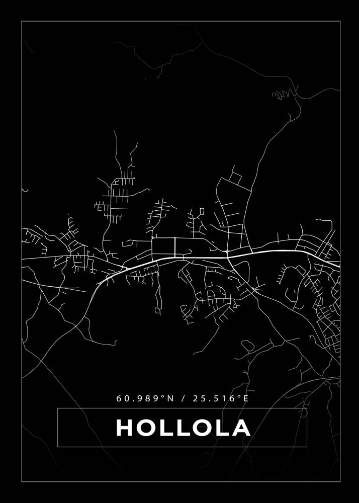 Bildverkstad Map - Hollola - Black