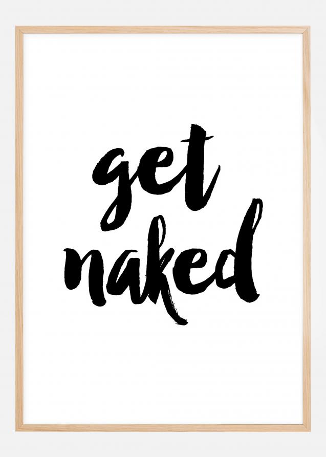 Bildverkstad Get naked Poster