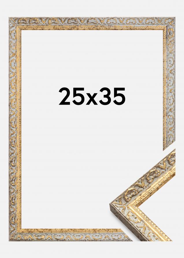Bubola e Naibo Rahmen Smith Gold-Silber 25x35 cm