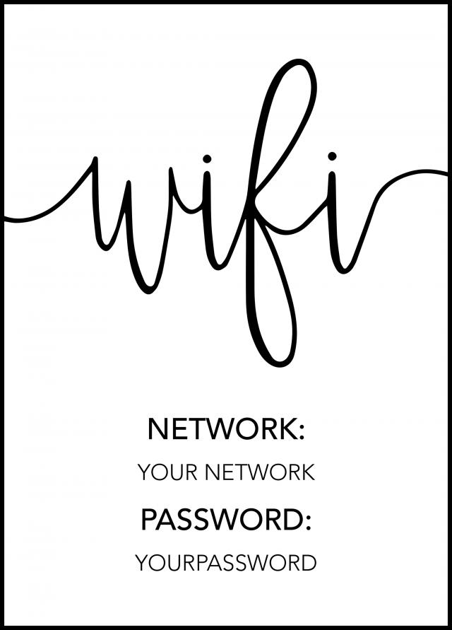 Personlig poster Wifi