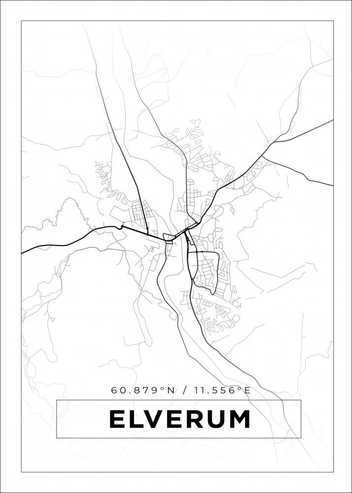 Bildverkstad Map - Elverum - White