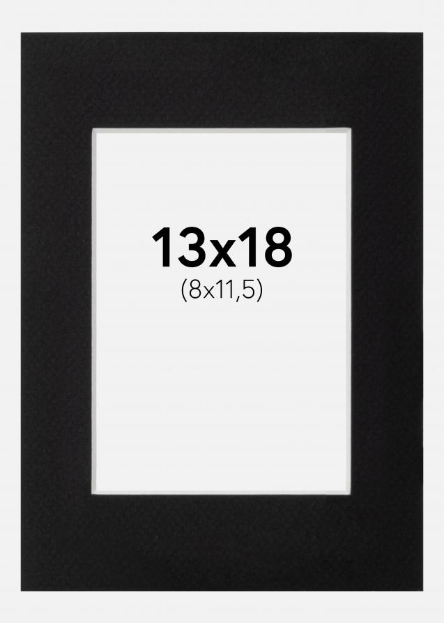 Artlink Passepartout Schwarz Standard (weißer Kern) 13x18 cm (8x11,5)