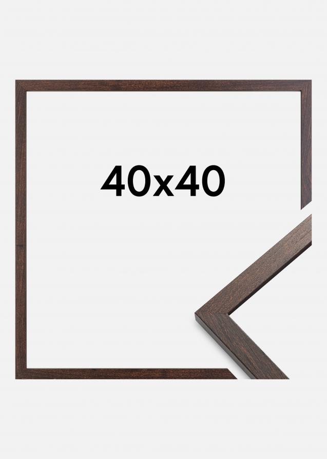 Artlink Rahmen Trendy Acrylglas Walnuss 40x40 cm