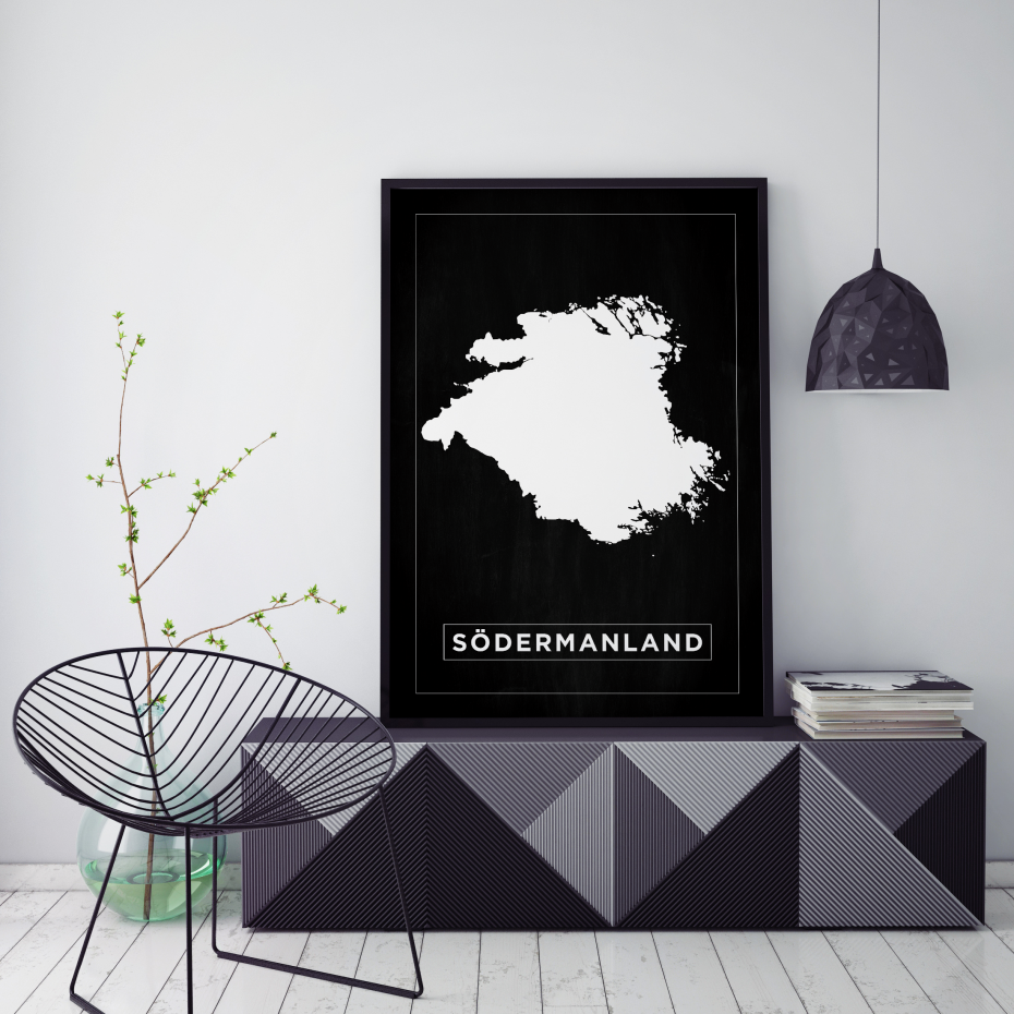 Bildverkstad Map - Sdermanland - Black