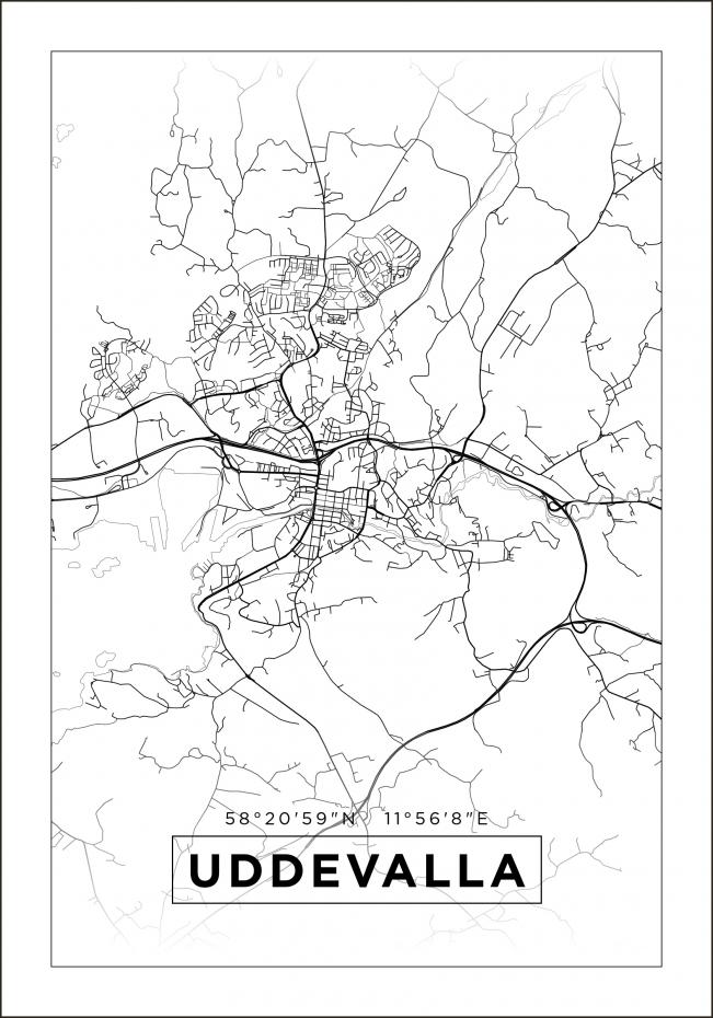 Bildverkstad Map - Uddevalla - White