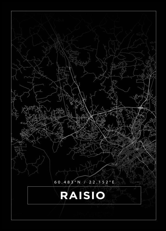Bildverkstad Map - Raisio - Black