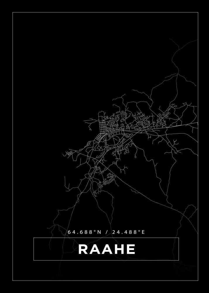 Bildverkstad Map - Raahe - Black