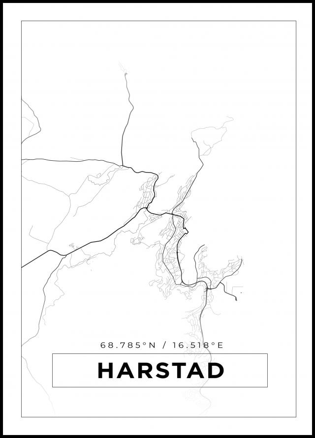 Bildverkstad Map - Harstad - White