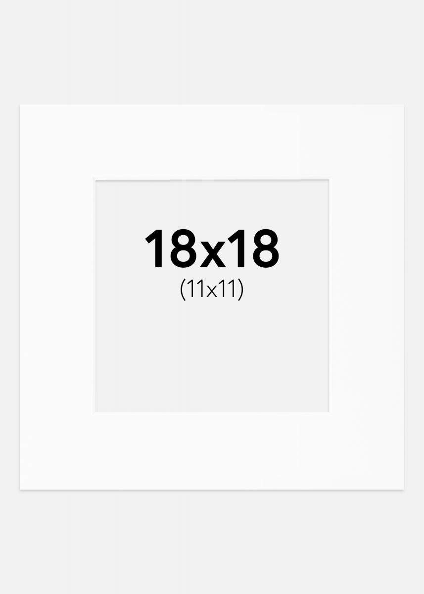 Artlink Passepartout Weiß Standard (weißer Kern) 18x18 cm (11x11)
