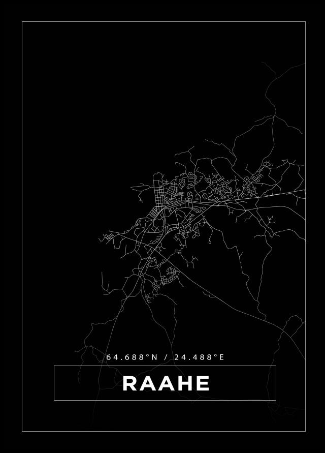 Bildverkstad Map - Raahe - Black