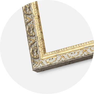 Bubola e Naibo Rahmen Smith Gold-Silber 50x70 cm