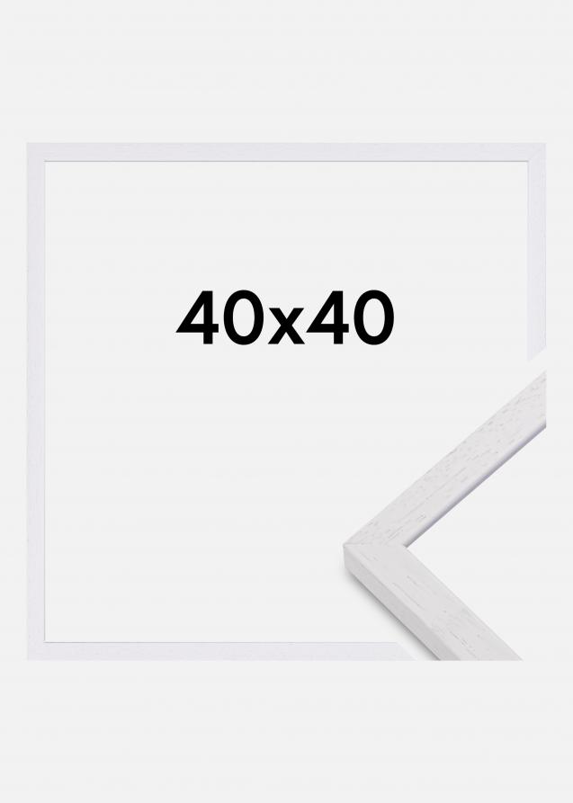 Mavanti Rahmen Glendale Matt Antireflexglas Weiß 40x40 cm