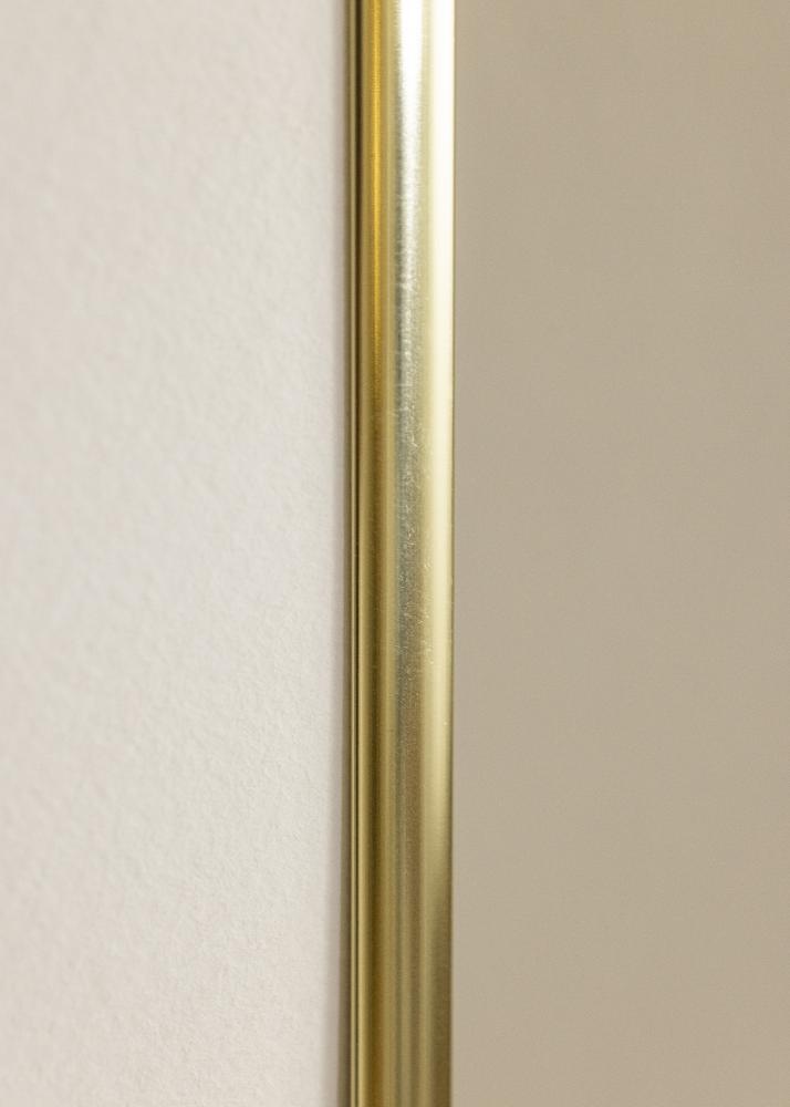 Ram med passepartou Rahmen Visby Gold Glnzend 50x70 cm - Passepartout Wei 33x56 cm