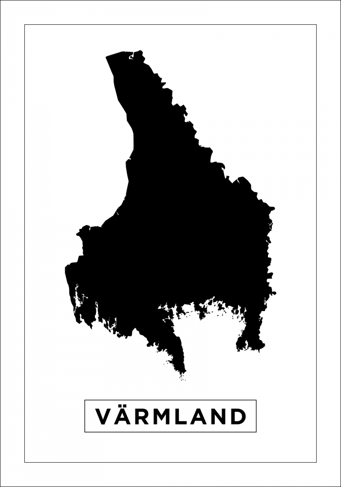 Bildverkstad Map - Vrmland - White Poster