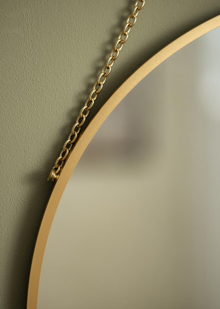 Artlink Runder Spiegel Modern Gold 51 cm 