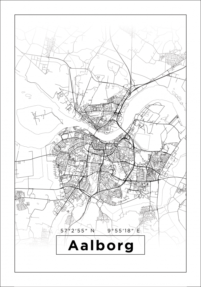 Bildverkstad Map - Aalborg - White