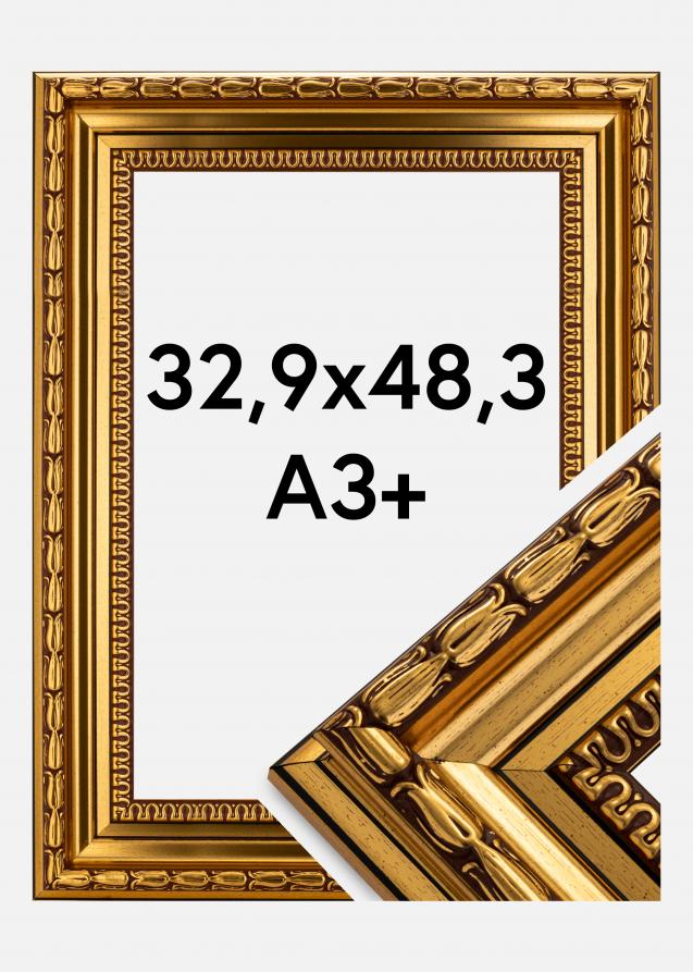 Ramverkstad Rahmen Birka Premium Gold 32,9x48,3 cm (A3+)