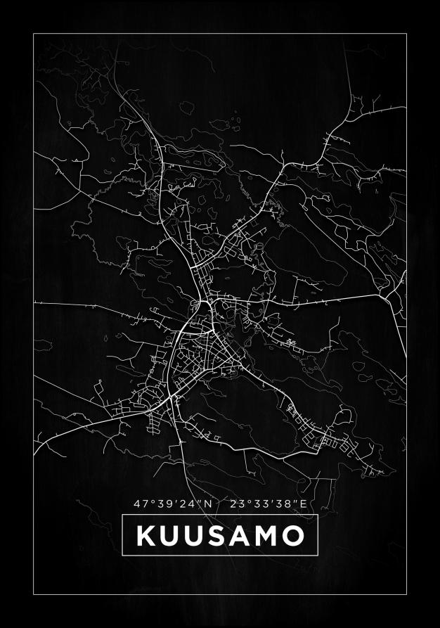 Bildverkstad Map - Kuusamo - Black