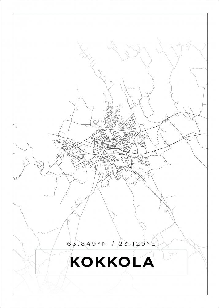 Bildverkstad Map - Kokkola - White