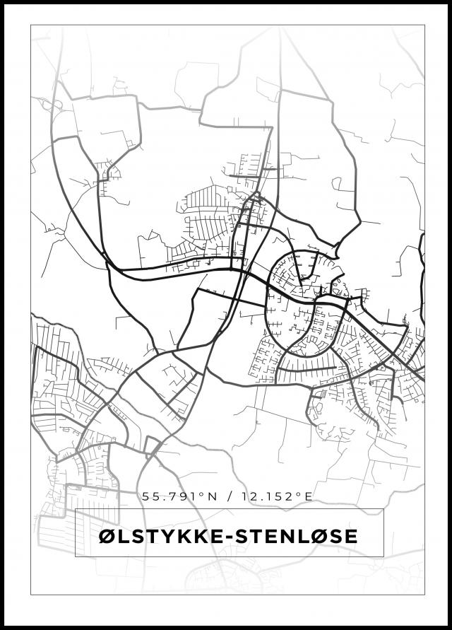 Bildverkstad Map - Ølstykke-Stenløse - White